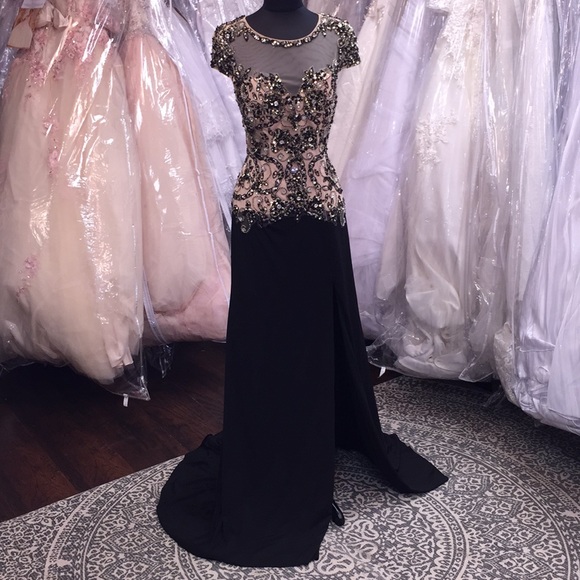 MNM Couture Dresses & Skirts - SOLD NWT GORGEOUS BLACK TIE GOWN